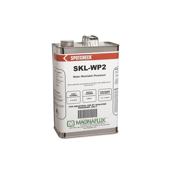 Spotcheck® SKL-WP2 Water Washable Penetrant, 1 gal, Bottle