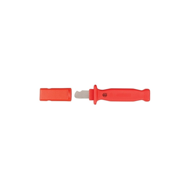 Insulated Cable Stripping Knives, 8.75 in, Red