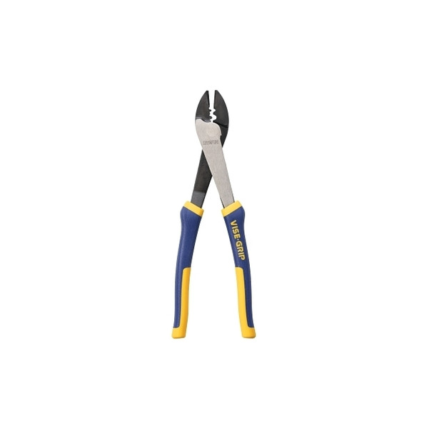 Forged Crimpers, 10 in, 10-22 AWG, Blue/Yellow
