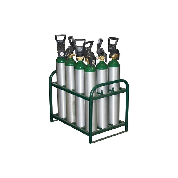 Medical Series Stands, Holds 12 D or E Cylinders