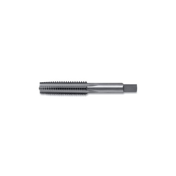 Straight Flute Taper Chamfer Hand Tap, 1/2-13 UNC Tool Size, 3.375 in OAL, 4 Flutes