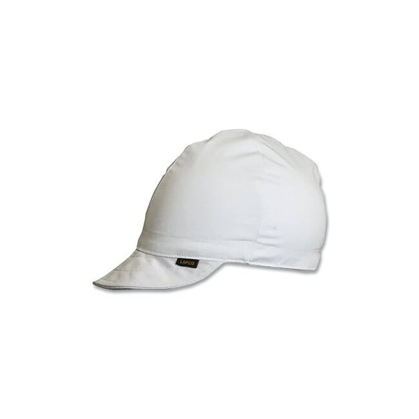 High Crown Welding Cap, Size 7-1/8, White, 4-Panel