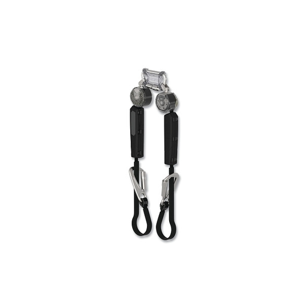 V-TEC® Personal Fall Limiter, Twin Leg Tie-Back, 6 ft, 400 lb Load Cap, FP5K Top Connector, TLALTAK Bottom Connector
