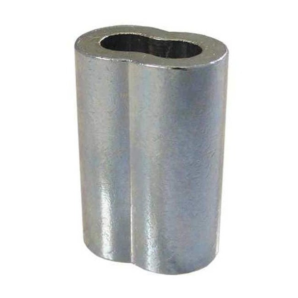 Loos Wire Rope Oval Sleeve,1/16 in,Copper SL2-1.5P