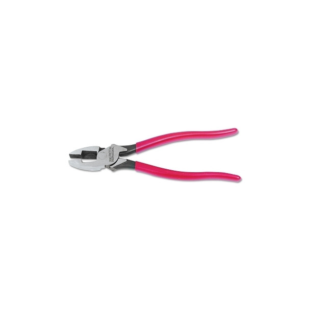 Ergonomics Linemans High Leverage Pliers, 9 1/4 in Length, Cushion Grip Handle