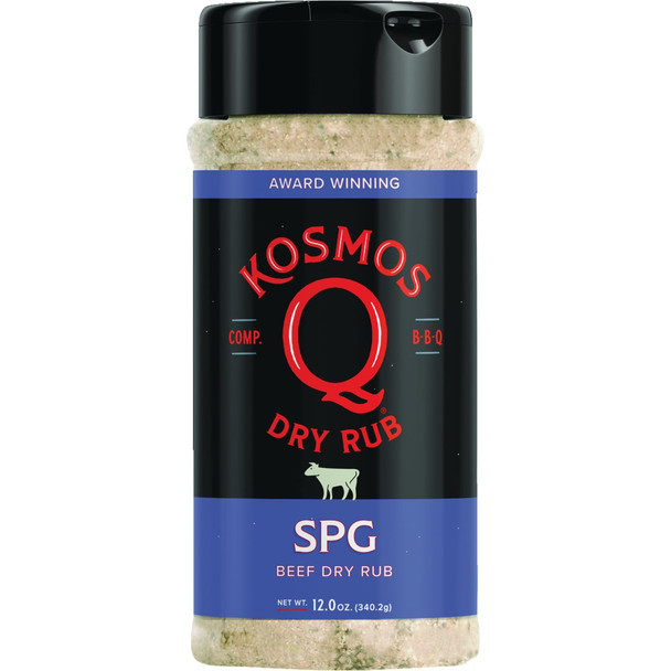 Kosmos Q 12 Oz. SPG Beef Rub Rub-SPG-SHK