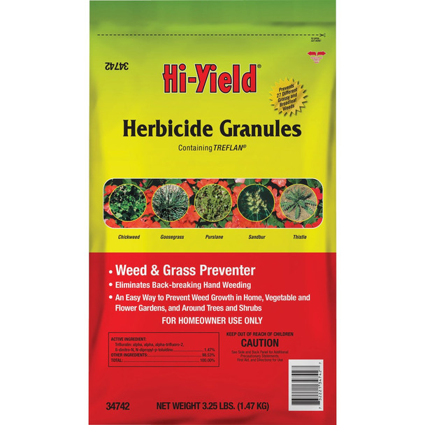Hi-Yield 3.25 Lb. Ready To Use Granules Grass & Weed Preventer 34742