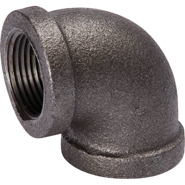 Southland 3/8 In. 90 Deg. Malleable Black Iron Elbow (1/4 Bend) 520-002HN