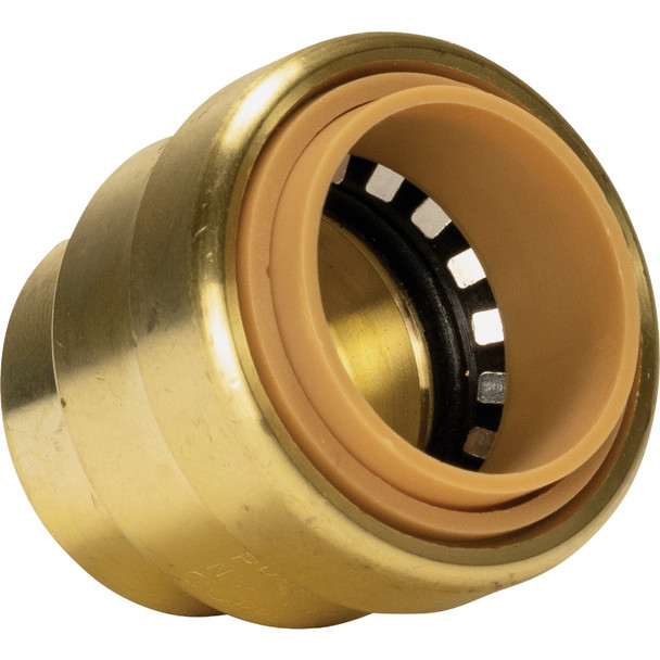 QuickFitting 3/4 In. Push-to-Connect Brass Push Cap (End Stop) LF826R
