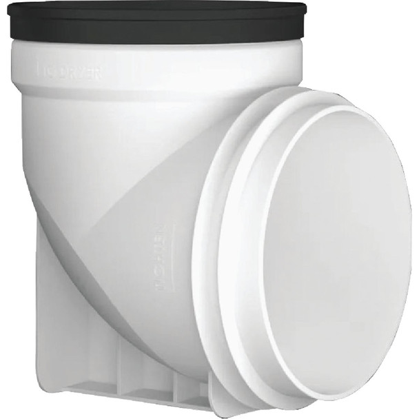 Imperial 4 In. Plastic Dryer Elbow VT0851-A