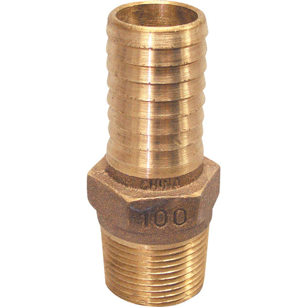 Merrill 1/2 In. MIP x 1/2 In. Insert Brass Hose Barb RBMANL50