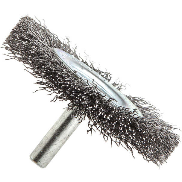Forney 3 In. Crimped, Fine Drill-Mounted Wire Wheel 60017