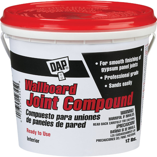 Dap 12 Lb. Pre-Mixed Latex Wallboard Drywall Joint Compound 7079810102