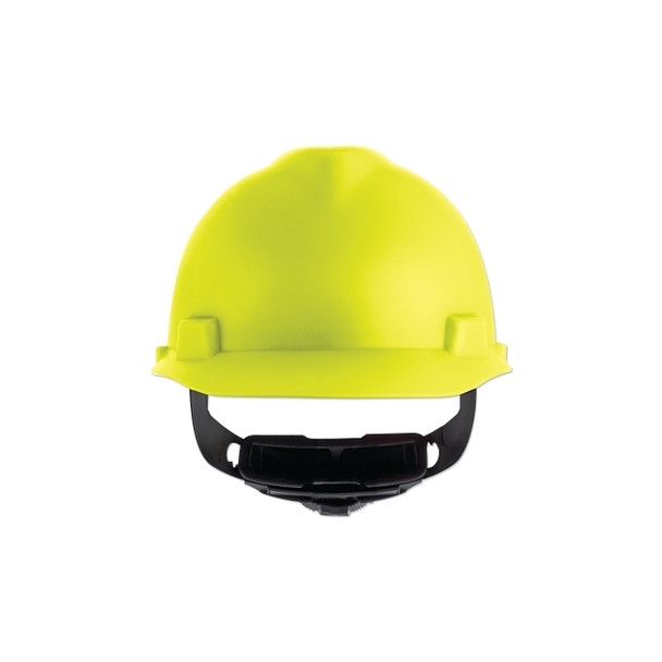 V-Gard® Cap-Style Hard Hat with Fas-Trac® III Suspension, Matte, Hi-Viz Yellow