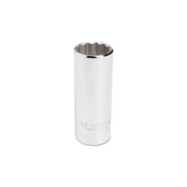 Torqueplus Deep Sockets, 1/2 in Drive, 15/16 in Opening, 12 Points