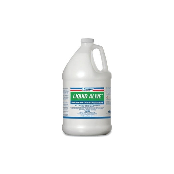 LIQUID ALIVE® Drain Maintenance, Enzyme Producing Bacteria, 1 gal, Bottle, 4/CA