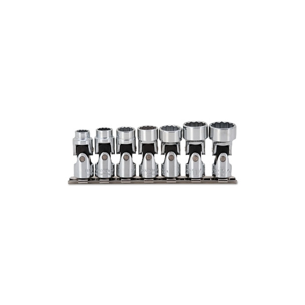 Torqueplus 7 Piece Universal Socket Sets, 3/8 in, 12 Point
