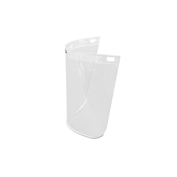 High Performance® Faceshield Window, Uncoated, Clear, Standard, 11-1/4 in L x 8 in H