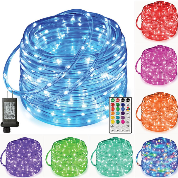 Ollny 99 Ft. Color Changing LED Rope Light Set HG-29V300