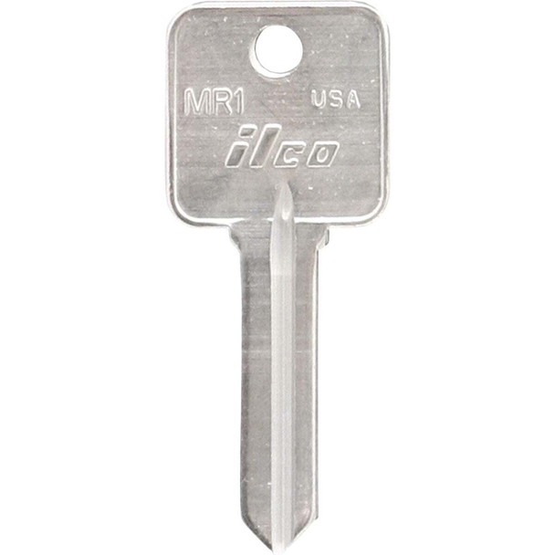 ILCO Metal-Rousseau Nickel Plated Automotive Key, MR1 M-R (10-Pack) IAA26983022