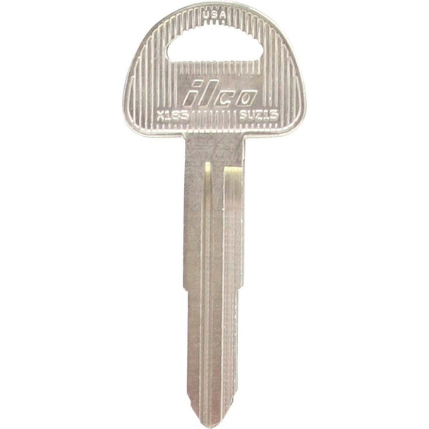 ILCO Suzuki Nickel Plated Automotive Key, SUZ15 / X185 (10-Pack) IAF01219002