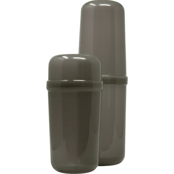 SubSafe Charcoal Gray Sub Sandwich Food Storage Container (3-Piece) CH1