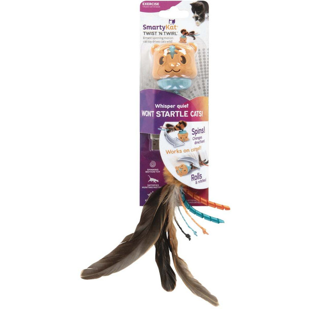 SmartyKat Twist 'N Twirl Electronic Motion Cat Toy 32194-99997-024