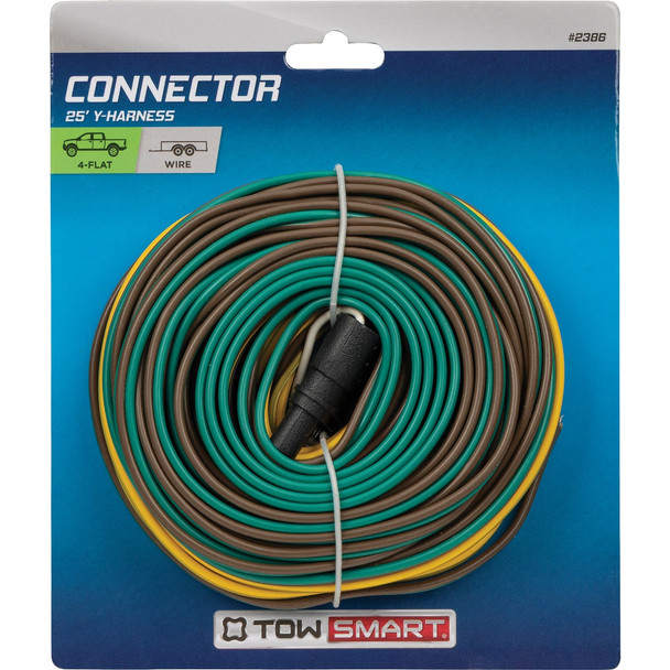 TowSmart 4-Flat 25 Ft. Trailer End Y-Harness 2386