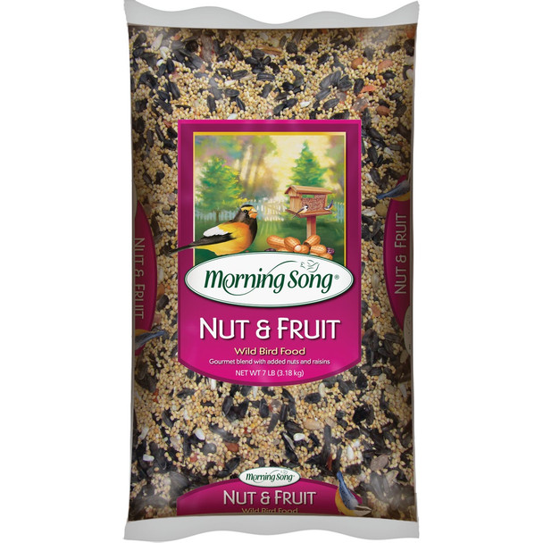 Morning Song 7 Lb. Nut & Fruit Blend Wild Bird Seed 11989