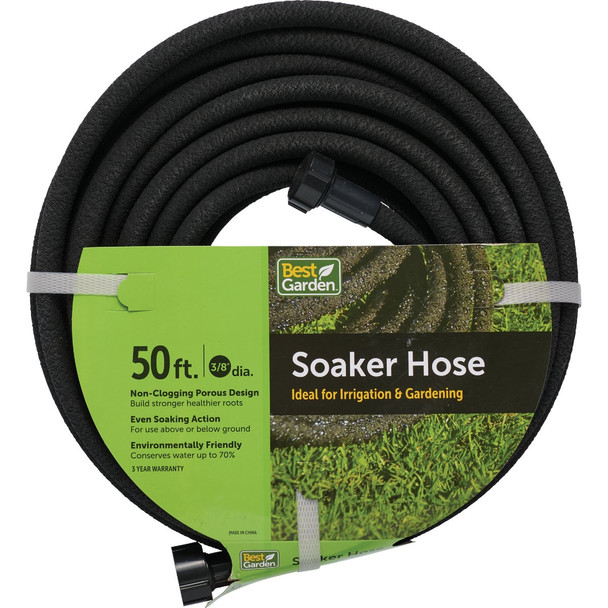 Best Garden 3/8 In. Dia. x 50 Ft. L. Soaker Hose 703600