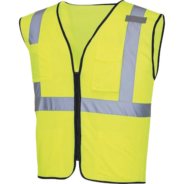 Safety Works 1sze Solid Class2 Vest SW46204-O