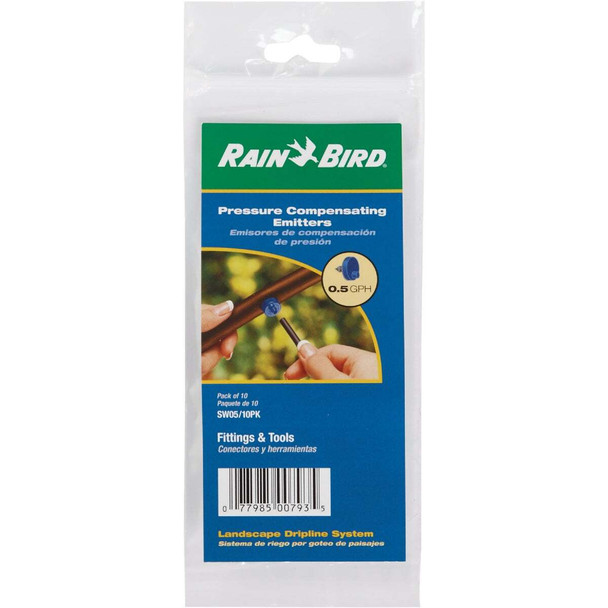 Rain Bird 1/2 GPH Button Dripper Emitter (10-Pack) SW05-10PSX