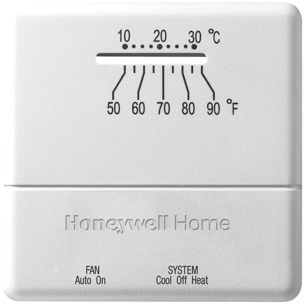 Honeywell Home Heat or Cool Mechanical Thermostat CT31A1003/N