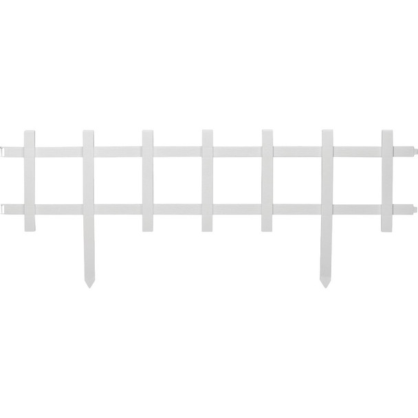 Master Mark Cape Cod 13.5 In. H x 33 In. L. Plastic Decorative Border Fence