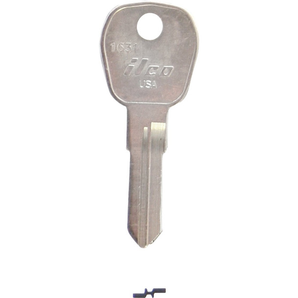 ILCO Nickel Plated Cam Lock Key, 1631 (10-Pack) IAA00019330