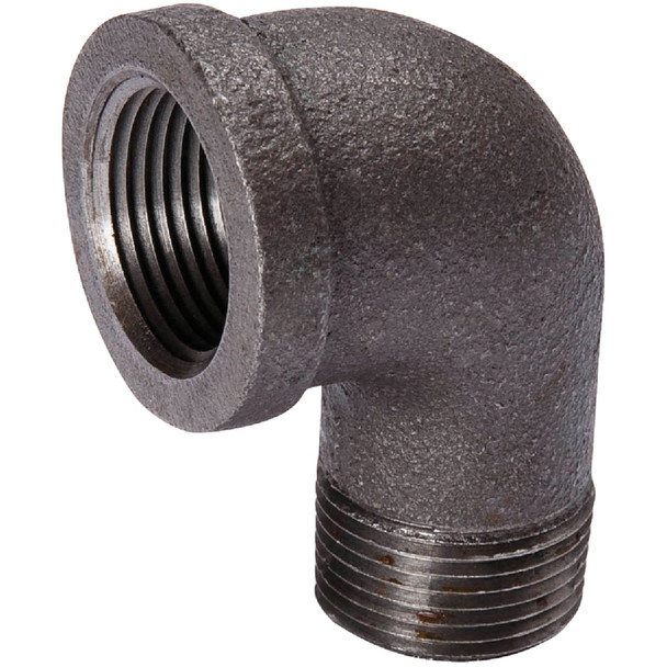 Southland 2 In. 90 Deg. Street Malleable Black Iron Elbow (1/4 Bend) 520-308HN