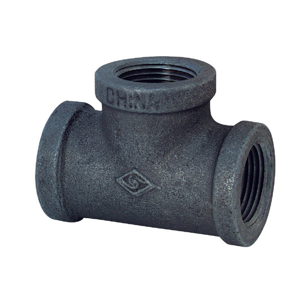 Southland 3/4 In. Standard Malleable Black Iron Tee 520-604HN
