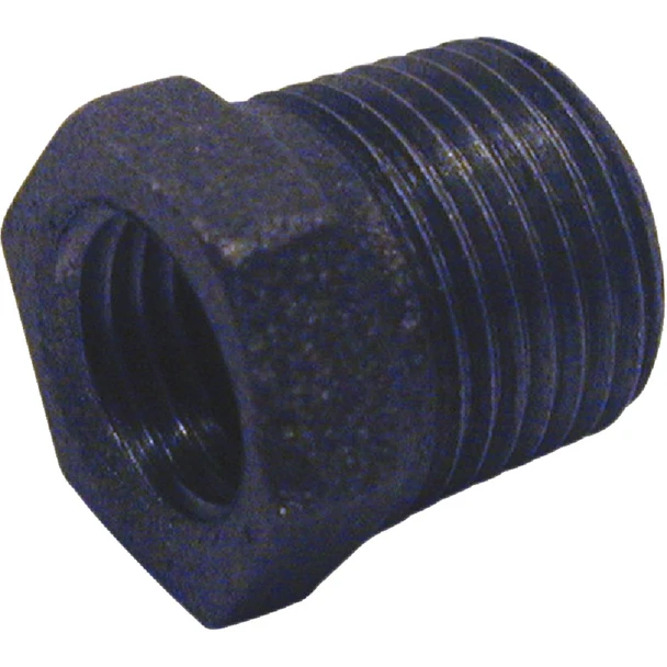 B&K 1-1/4 In.x 1 In. Hexagon Black Iron Bushing 521-965HN