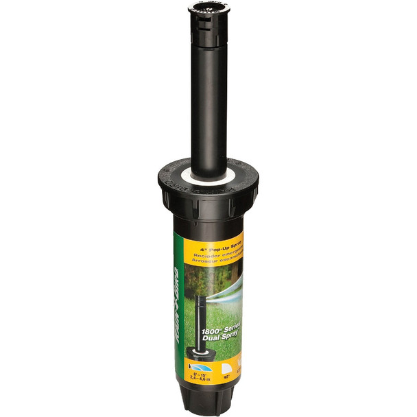 Rain Bird 4 In. Quarter Circle Dual Spray Pop-Up Head 1804QDS-25