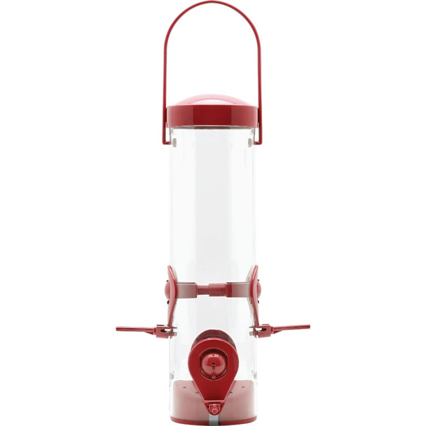 Perky-Pet Red 2-In-1 Tube Bird Feeder 3268