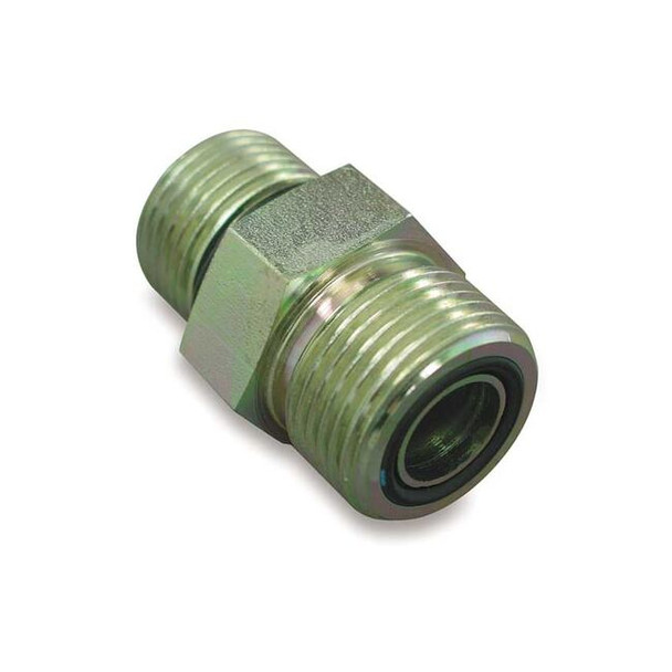 Eaton Aeroquip Hose Adapter,1/4",ORS,1/2",ORB FF1852T0408S