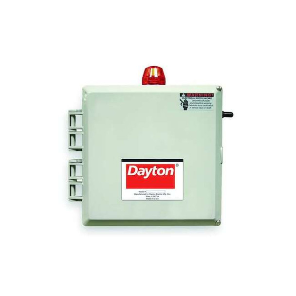 Dayton Motor/Pump Control Box, 208/240/480V 2PZH2