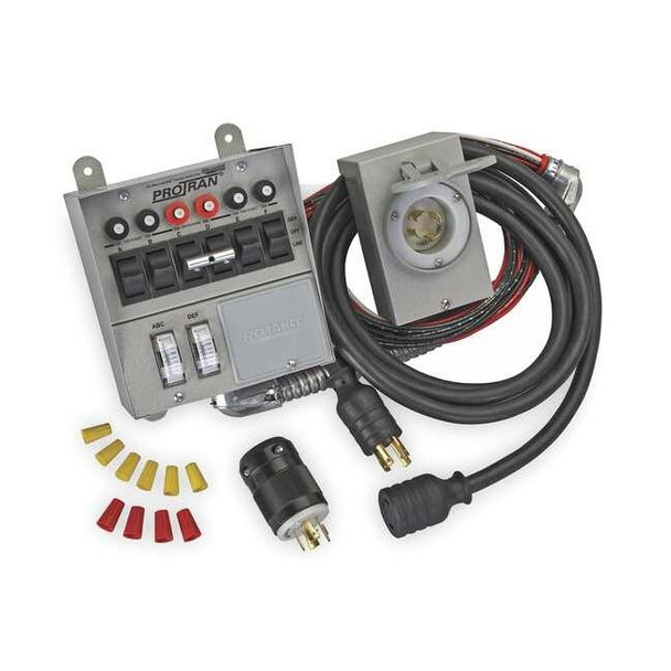 Reliance Controls Mnl Trans Swtch,125/250V AC,30 A,0Spaces 31406CRK