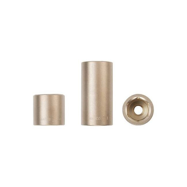 3/4 in Drive, 2" SAE Socket, 6 Points,  Almn Brz, Natural, 2 in