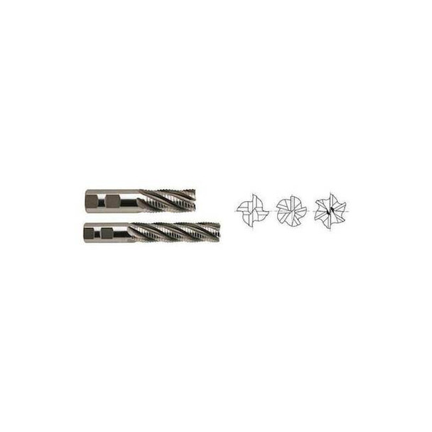Yg-1 Tool Cobalt End Mill, Single, 5/8inDia, E2197 65337CN