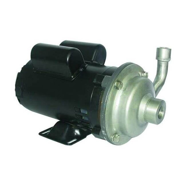 Dayton CentrfPmp,1/3hp,SS,.5",Crbn/Crmic/FKM/SS 4JMV2