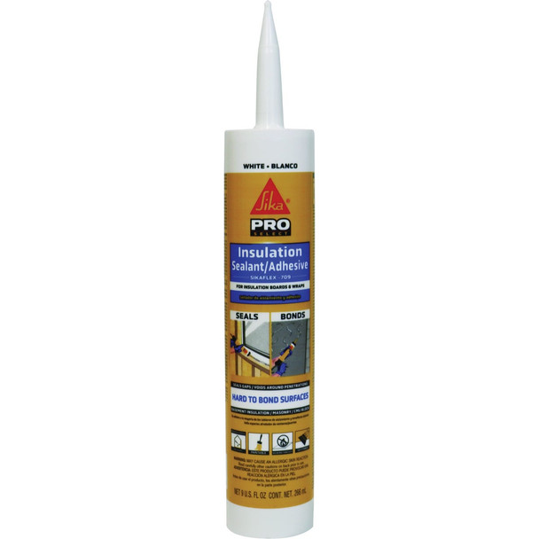Sikaflex 9 Oz. White Insulation Sealant & Adhesive 828283