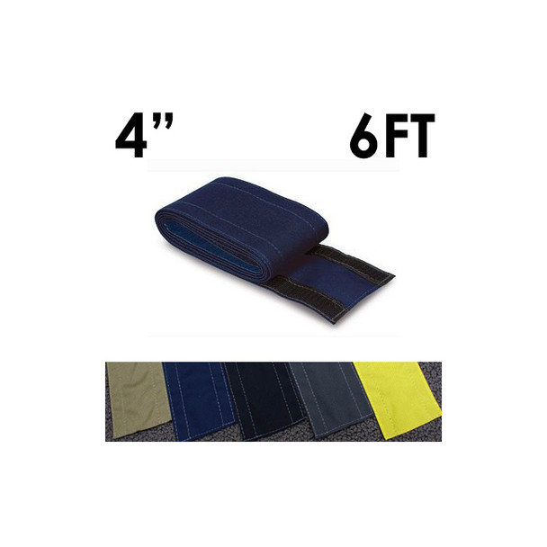 Carpet Cable Cover, 6 ft L, 4 in W, 1 Channel, Nylon, Blue
