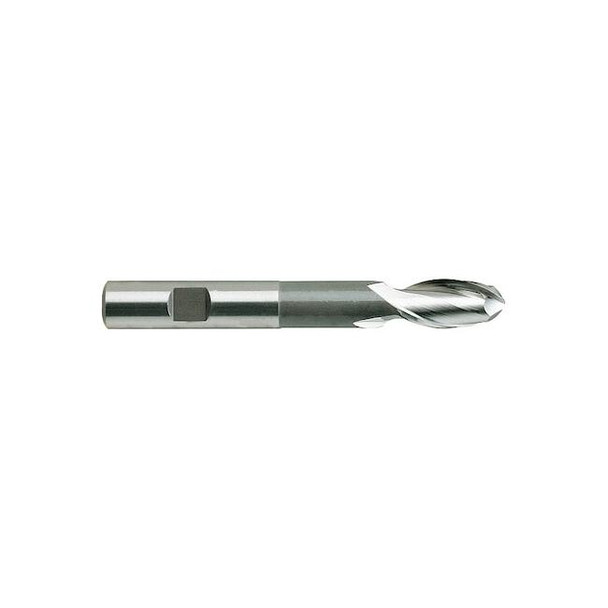 Yg-1 Tool Ball End Mill,Single End,1",HSS 42176
