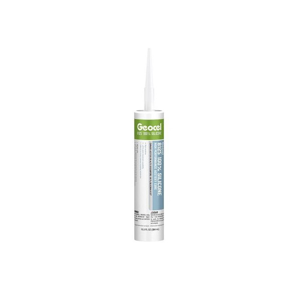 Geocel Silicone Sealant,6.25 " L,Clear GC68111